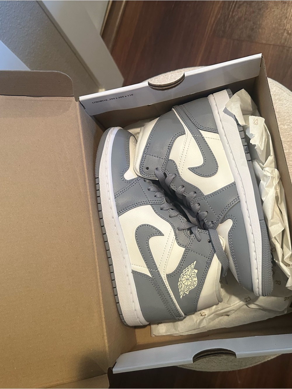 Jordan Mid-Top Sneakers - Grey/White